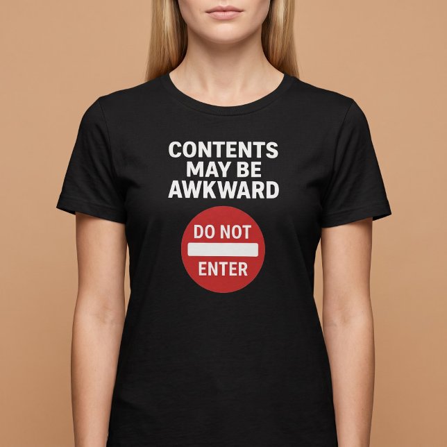 Camiseta El Contenido Puede Ser Incómodo (Subido por el creador)