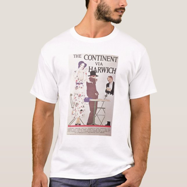 Camiseta El continente vía Harwich (Anverso)