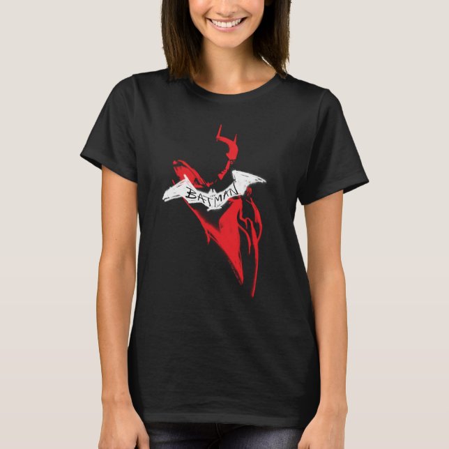 Camiseta El contorno de la pintura con aerosol de Batman (Anverso)