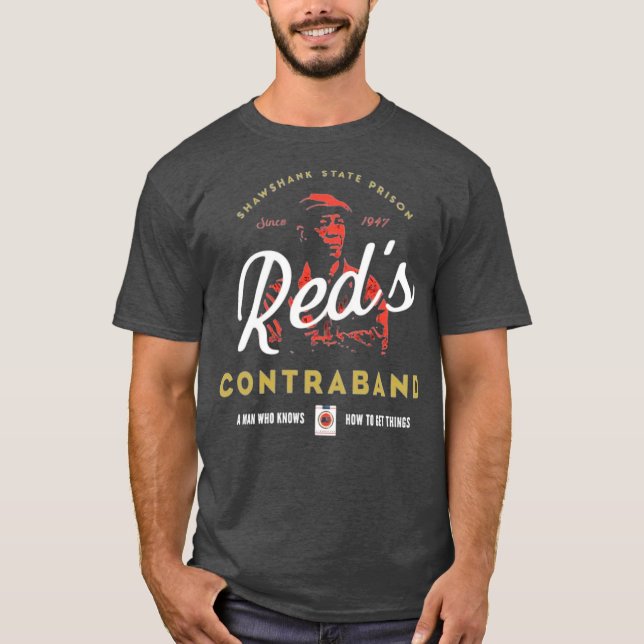 Camiseta El contraste de los rojos (Anverso)