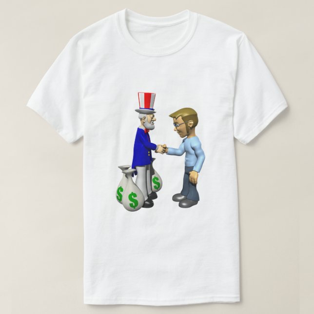 Camiseta El contribuyente IRS Chiste Humor de los Taxday Di (Diseño del anverso)