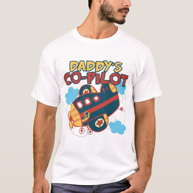 Camiseta El copiloto del papá (Anverso)