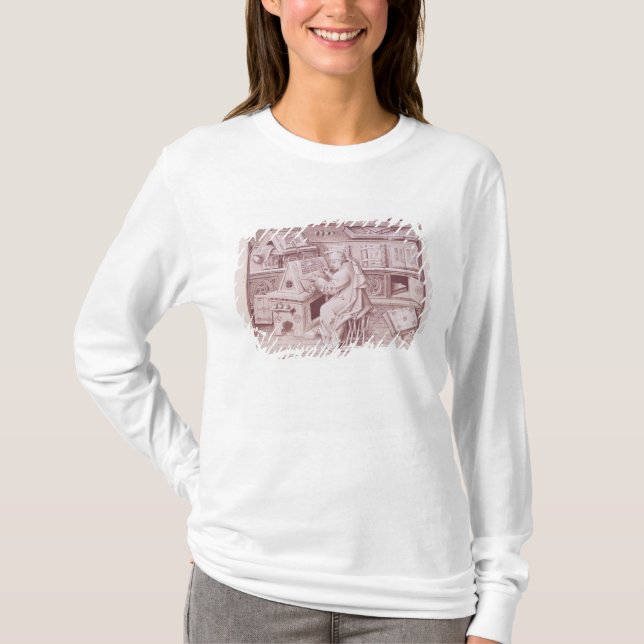 Camiseta El copyist Jean Mielot (Anverso)
