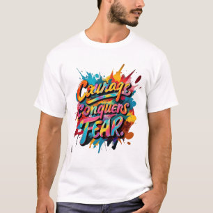 Camiseta El coraje conquista el miedo