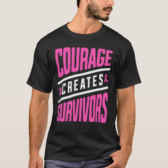 Camiseta El coraje crea sobrevivientes (Anverso)