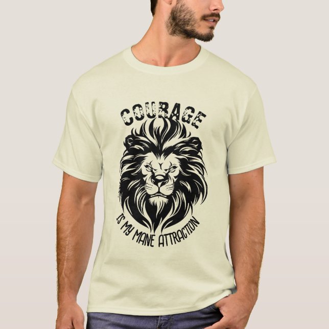 Camiseta El Coraje Es Mi Atracción De Mane (Anverso)