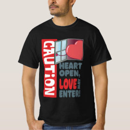 Camiseta El corazón abierto, el amor puede entrar (El día d
