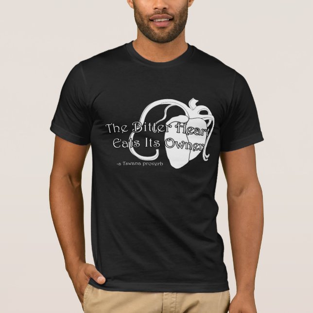 Camiseta El corazón amargo (Anverso)