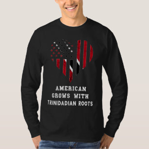 Camiseta El corazón americano crece Trinidad y Tobago Tobag