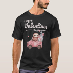 Camiseta El corazón animal lindo Panda Feliz Día de San Val