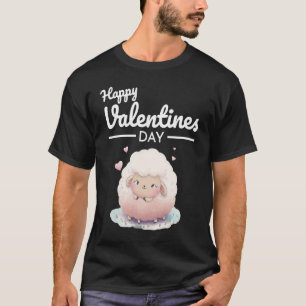Camiseta El corazón animal lindo Panda Feliz Día de San Val
