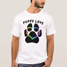 Camiseta El corazón arcoiris de amor alegre