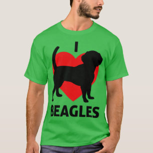 Camiseta El corazón brilla bien para los dueños de los beag