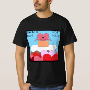 Camiseta El corazón da un discurso sobre el amor