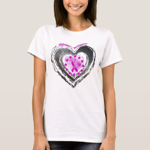 Camiseta El corazón de conciencia del Alzheimer