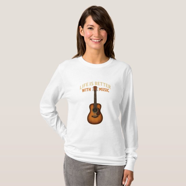Camiseta El corazón de la música country (Anverso completo)