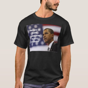 Camiseta El corazón de la pasión de Barack Obama
