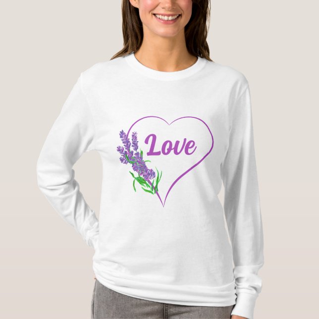 Camiseta El corazón del amor (Anverso)