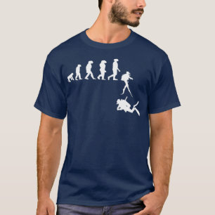 Camiseta El corazón del buceo de Scuba es mejor para bucear