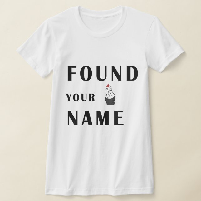 Camiseta El corazón del dedo (Distribución)