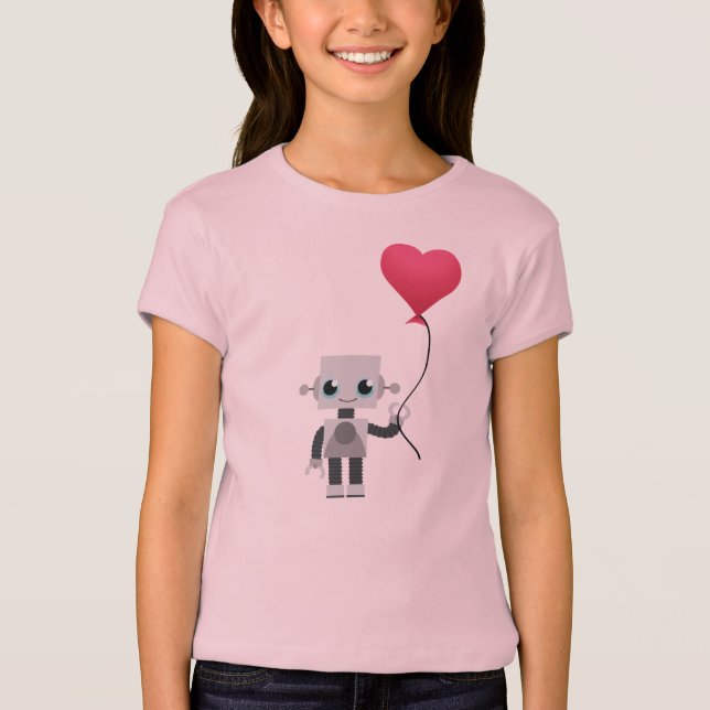 Camiseta el corazón del robot (Anverso)