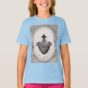 Camiseta El Corazón Inmaculado de Jesús Símbolo Divino