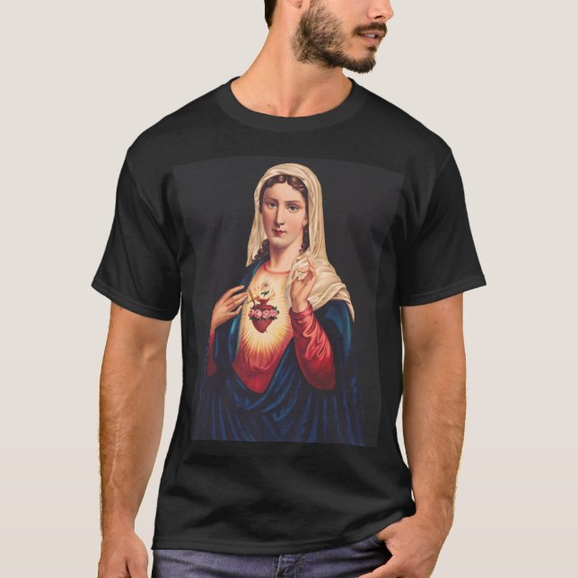 Camiseta El corazón inmaculado de María (Anverso)