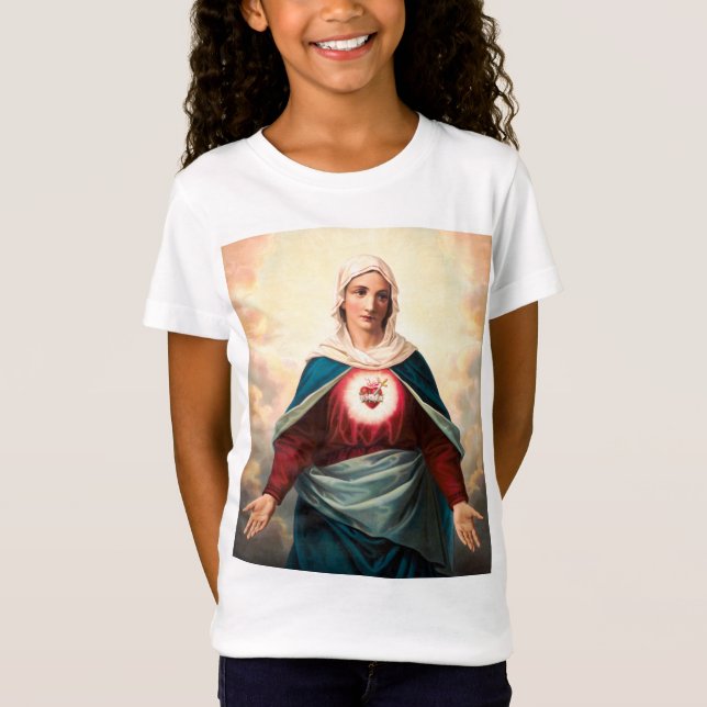 Camiseta El corazón inmaculado de María (Anverso)