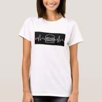 El corazón late por cheeseburger T- Shirt