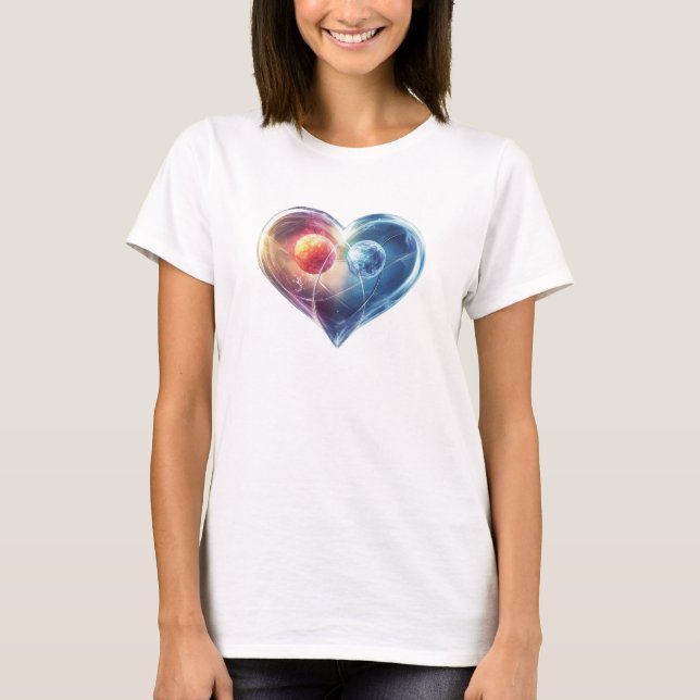 Camiseta El corazón maravilloso "Un corazón dos vidas" (Anverso)