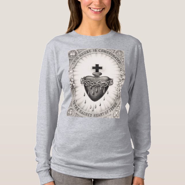 Camiseta El Corazón más sagrado de Jesucristo (Anverso)