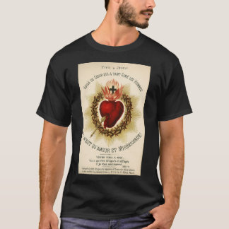 Camiseta El Corazón Más Sagrado De Jesús - Francés