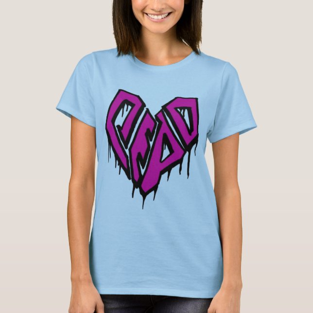 Camiseta El corazón muerto - chicas (Anverso)