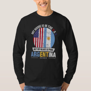Camiseta El Corazón Patriótico Americano Argentino Es De Ar