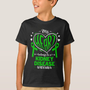 Camiseta El Corazón Pertenece A Un Guerrero De La Enfermeda