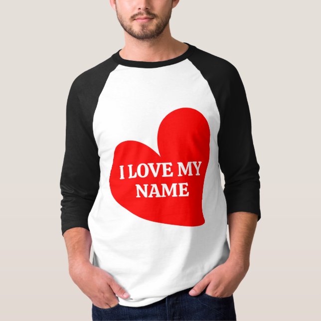 CAMISETA EL CORAZÓN ROJO DE TRENDY ME ENCANTA MI ROMÁNTICA  (Anverso)