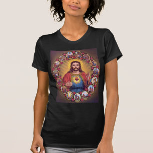 Camiseta El corazón sagrado de Jesús
