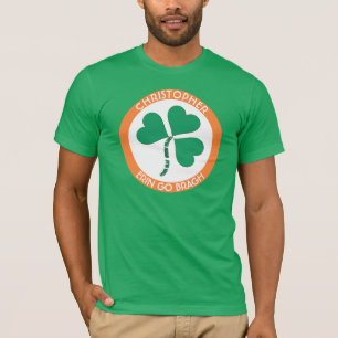Camiseta El corazón verde irlandés Erin va Bragh Irlanda