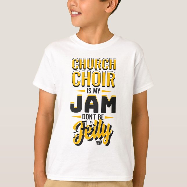 Camiseta El CORO de la IGLESIA atasc al cristiano religioso (Anverso)