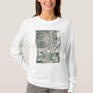 Camiseta El coro que canta en la basílica de St Mark,