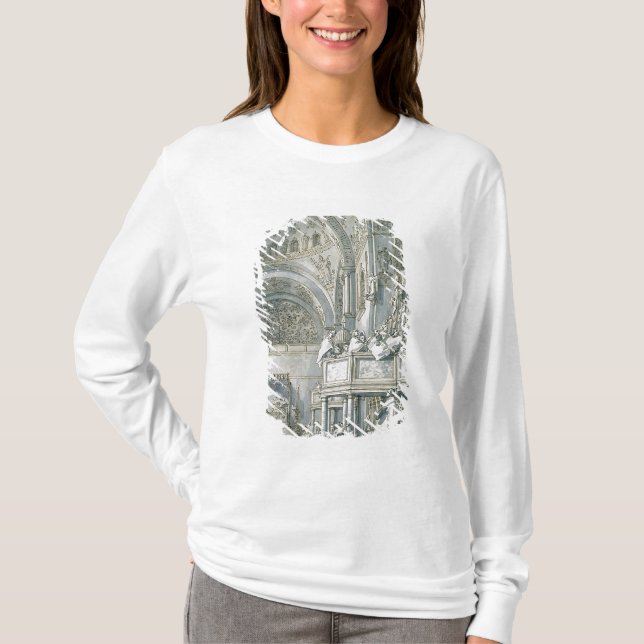 Camiseta El coro que canta en la basílica de St Mark, (Anverso)