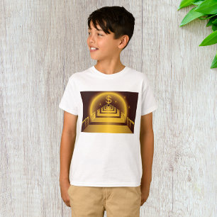 Camiseta El corredor bancario dorado resplandece la financi