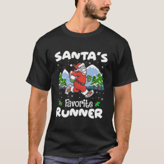 Camiseta El Corredor Favorito De Santa Lucía Corre Mucho Po
