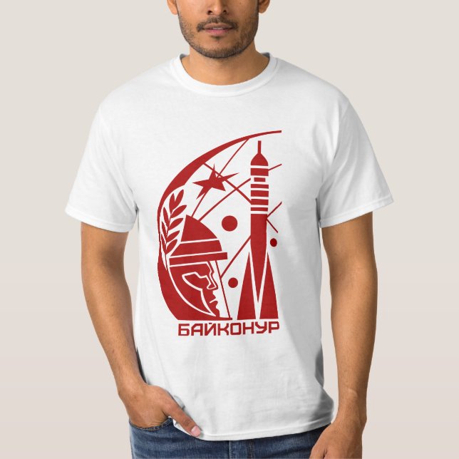 Camiseta El Cosmódromo de Baikonur (Anverso)