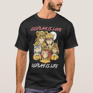 Camiseta El Cosplay Es Amor El Cosplay Es Vida Personaje Co