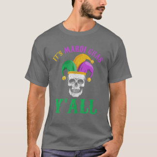 Camiseta El costo de la máscara de Fiesta Mardi Gras Yall T