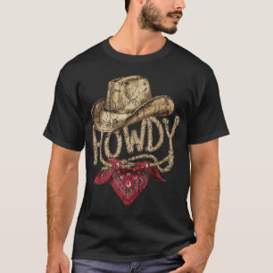 Camiseta El Cowboy Occidental Birthday Party Howdy Cowboy