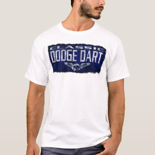 Camiseta El cráneo con alas obra clásica azul del dardo d