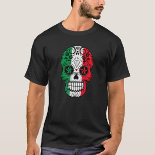 Camiseta El cráneo de la bandera mexicana de Cinco De Mayo