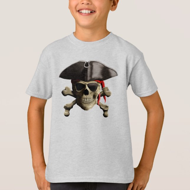 Camiseta El cráneo del pirata de Jolly Roger (Anverso)